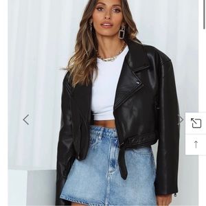 NEW! Lioness Oversized Leather Jacket